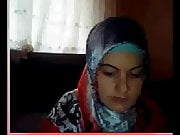 turkish beautiful turbanli showing her boobs
