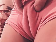 Round Ass Teen Cameltoe and Cock Rubbing