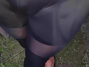 LolaSissy SELFPISSED Outdoor in Leggins