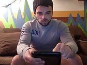 Str8 jerk session on couch