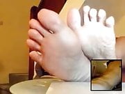 i love my girlfriend!! skype foot model again
