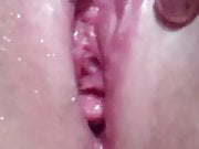 My husband helping me squirt