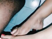 Sri Lankan Sexy foot play