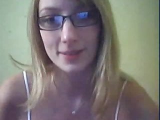 Glasses, Solo, Big Tits Masturbation, Girl Tits