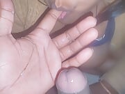Indian desi mom enjoyed with dildo then tasted cock and pussy juice