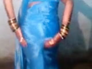 Back, Saree, Backed, Satin Silk