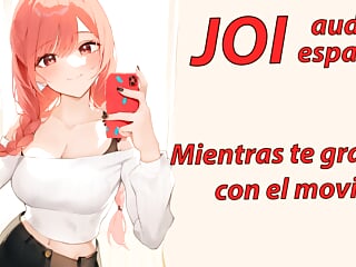 Spanish JOI, masturbate with your Smartphone.