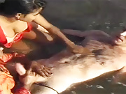 interracial indian sex fun at the beach