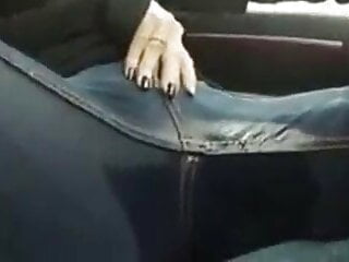 Peeing And Rubbing In My Jeans In The Car And Moaning...