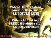 Hidden cam in a French swingers club! Part58