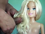 Jacking Off With Barbie Doll.