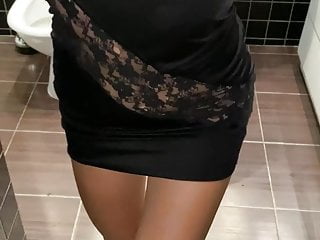 Masturbating Without, Dressed, Panty Play, Short Dress