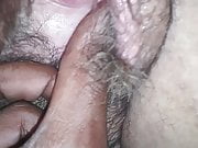 Hairy white pussy