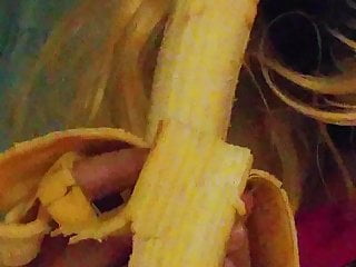 Banana blowjob