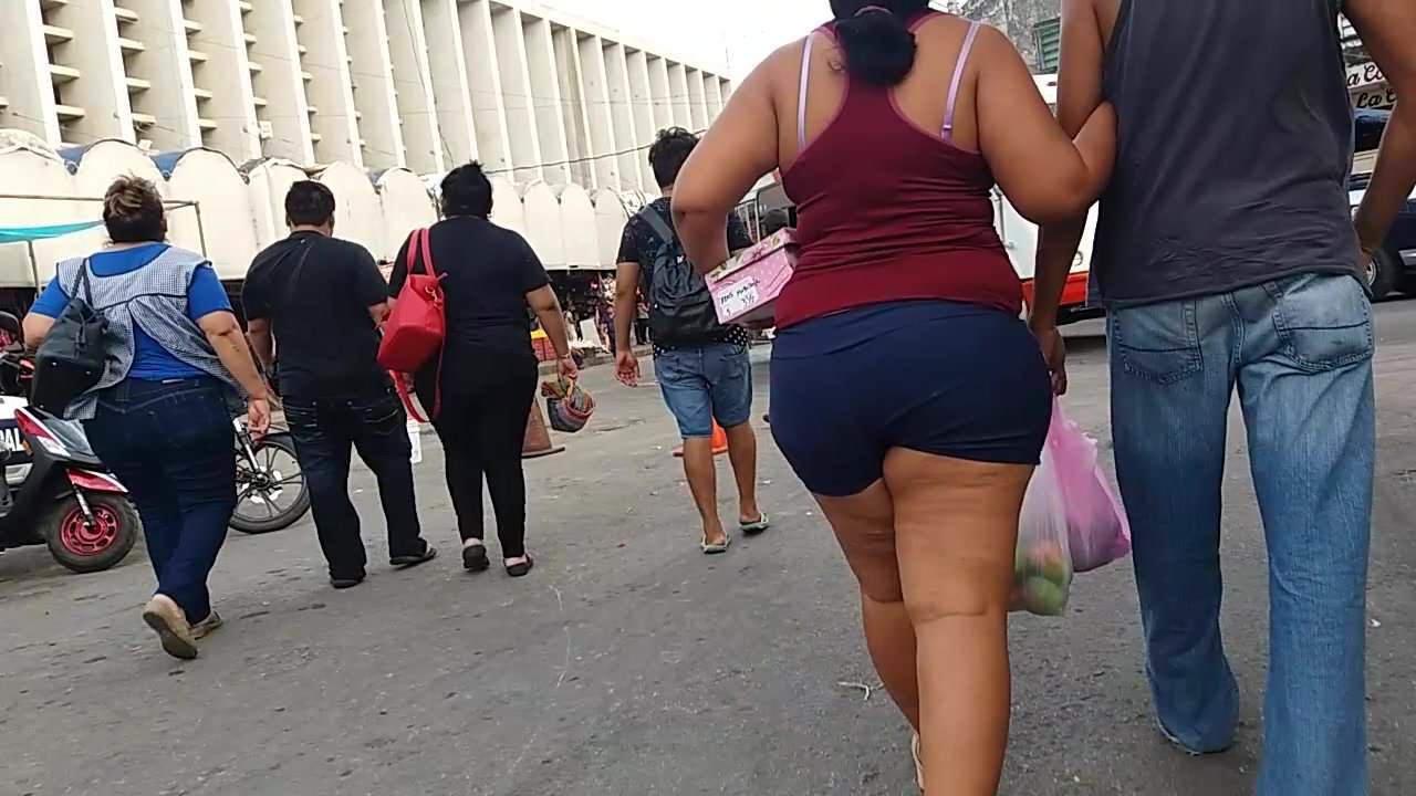 BBW Caminando Sexy Grandes nalgas - Big Butt walking