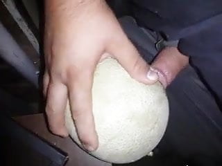 Fucking a cantaloupe 