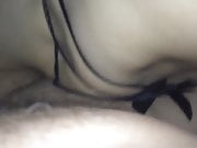 Sissy cums while being fucked