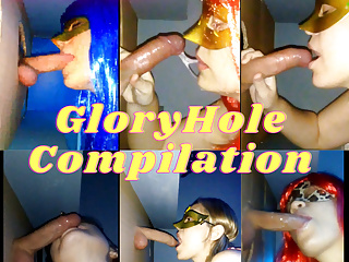 Glory Hole, Deep Throated, Mouth Cum Compilation, Sexy