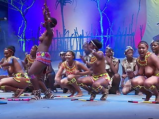 African Big Natural Tits movie: Topless South African beauty pageant show