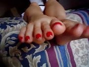Hot Asian Veronica  Sexy Toe Spread and Feet