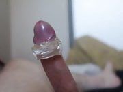 Handsfree  Cumshot with Vibrator Ring
