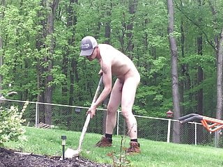 Kevin my car wash guy working naked landscaping