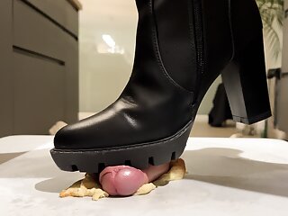 Real Homemade, Food Fetish, POV, High Heels Fetish