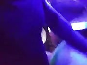 Slutty latina taking dick at club while bf in the bathroom
