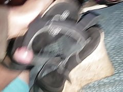 cum on my cousin new wedge shoe