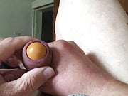 Saturday foreskin session - rubber egg 