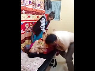 Aunty’s back pain ass massage