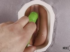 Very Wet and tight mature milf's Pussy on women's Glory hole