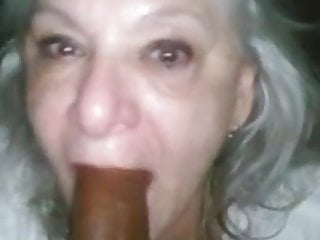 Granny suck Big Black Dick