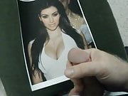 Kim Kardahsian's face and tits covered!