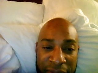 Horny Black Daddy In Bed Jackin
