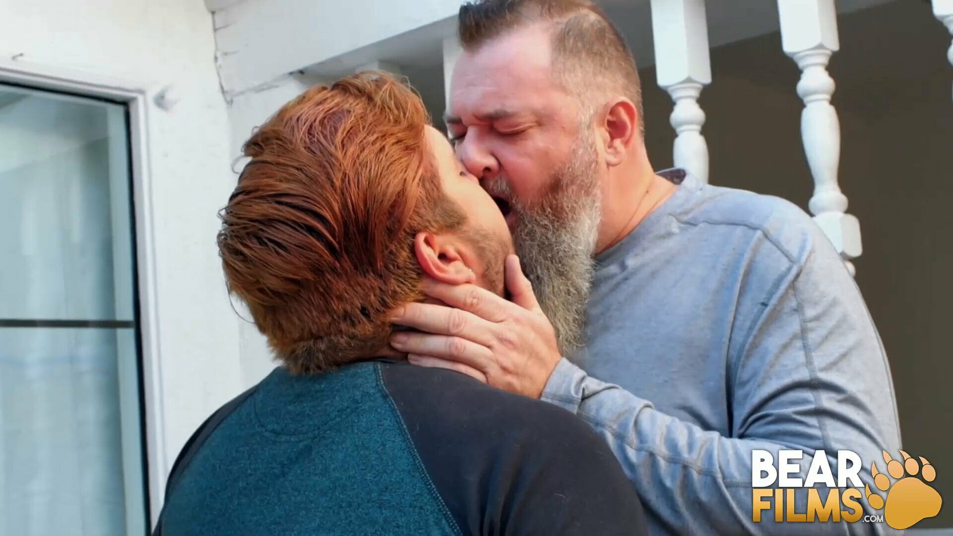 BEARFILMS Fat Bear Tony Marks Sucked By Gay Alezgi Cage