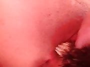 18 yo finger and bate with hair brush