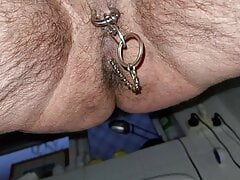 Chained Butt Plug & piercings