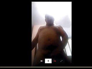 Equadorian horny chubby daddy wanking...