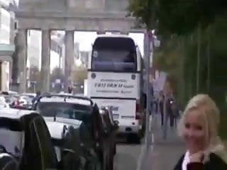 German mature in public at Berlin - Bild 3