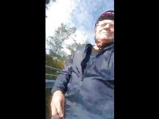 Grandpa on bike...