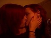 Amateur redhead passionate lesbo kiss