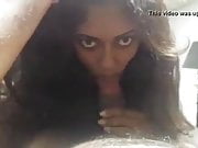 Indian girlfriend sucking my cock