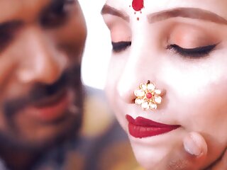 Newly married wife fucked first night after marriage— Romantic sex with wife