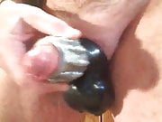Oxballs with silver cock sleeve