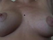 Wife's heavy tits and big nipples 2