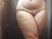 White Pawg Side Chick Plays Naughty In the Shower. Thick IR
