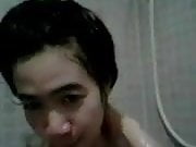 Naugth friend thai Kwang in shower for me