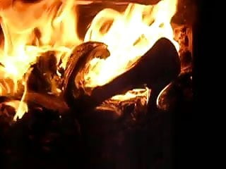 Shoe, On Fire, Foot Fetish, Leather