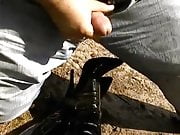 Summertime cum on boots 